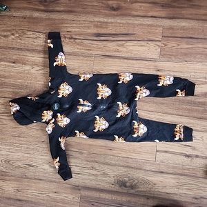 Whistle and Flute zip hooded suit tiger 1-2years